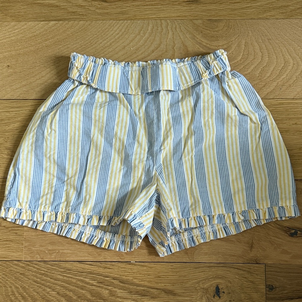 Bella Bliss Girls Striped Shorts